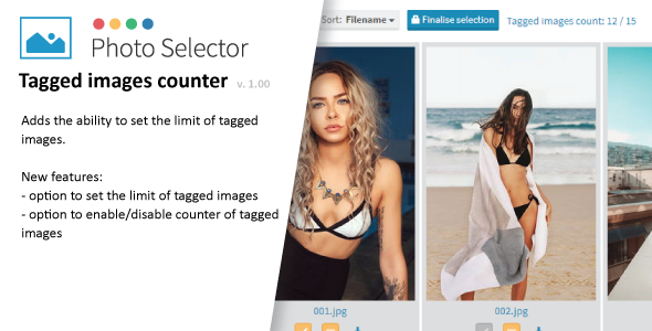 Download Tagged images counter plugin for Photo Selector Nulled 