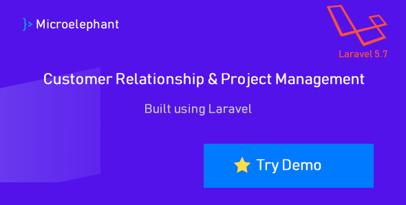 Download Microelephant – CRM & Project Management System built with Laravel Nulled 