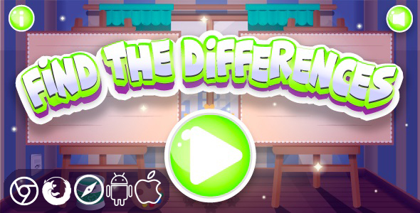 Download Find The Differences – HTML5 Game Nulled 