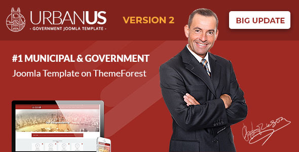 Download Urbanus – Responsive Government Joomla Template Nulled 