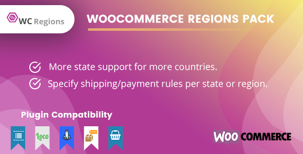 Download WooCommerce Regions Pack Nulled 