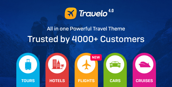 Download Travelo -­ Travel/Tour Booking Responsive WordPress Theme Nulled 