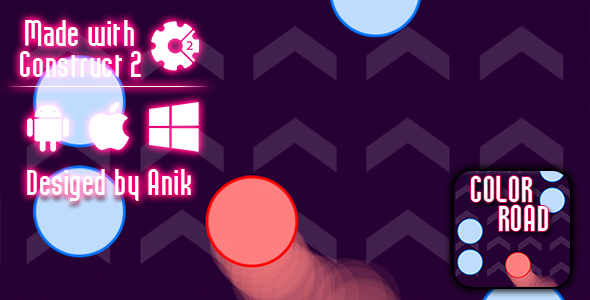 Download Color Road – HTML5 Game (CAPX) Nulled 