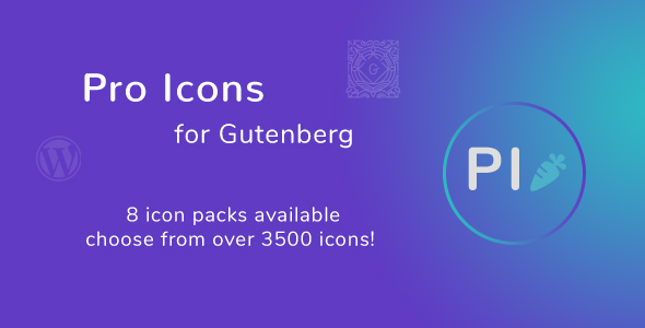 Download Pro Icons for Gutenberg WordPress Editor Nulled 