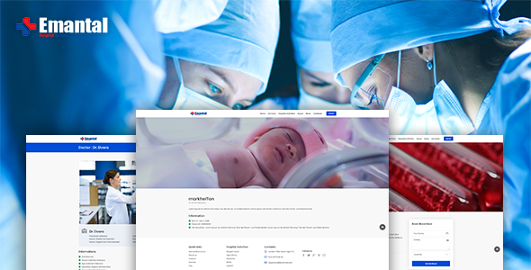 Download Emantals – Hospital Management System with Website Nulled 
