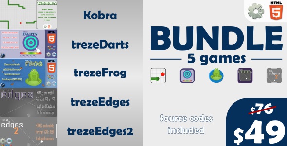 Download Bundle 5 Games (trezegames) Nulled 
