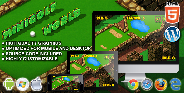 Download Mini Golf World – HTML5 Sport Game Nulled 