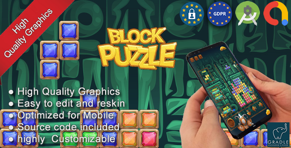 Download Block Puzzle (Admob + GDPR + Android Studio) Nulled 