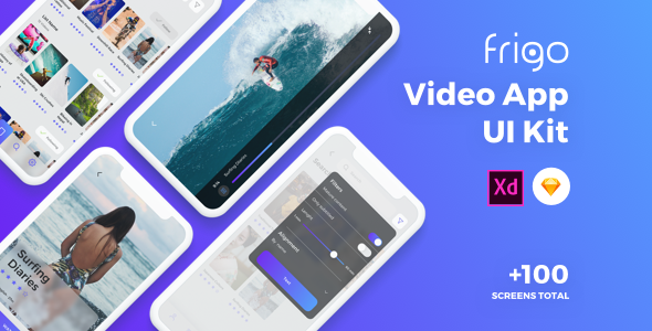[Download] Frigo – Video App UI Kit 