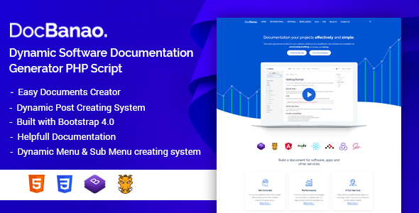 Download DocBanao – Dynamic Software Documentation Generator PHP Script Nulled 
