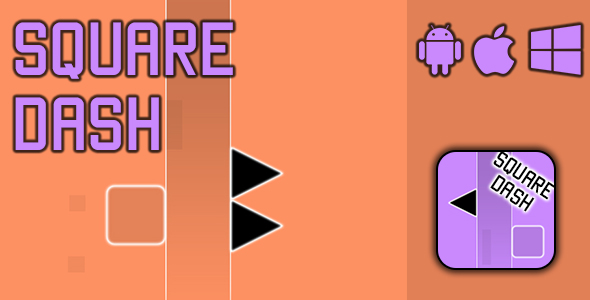 Download Square Dash – HTML5 Game (CAPX) Nulled 