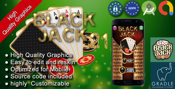 Download BLACKJACK 21 (Admob + GDPR + Android Studio) Nulled 