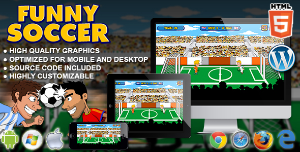 Download Funny Soccer – HTML5 Sport Game Nulled 