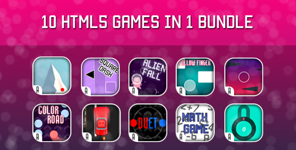 Download Games Bundle – 10 HTML5 Games (CAPX) Nulled 