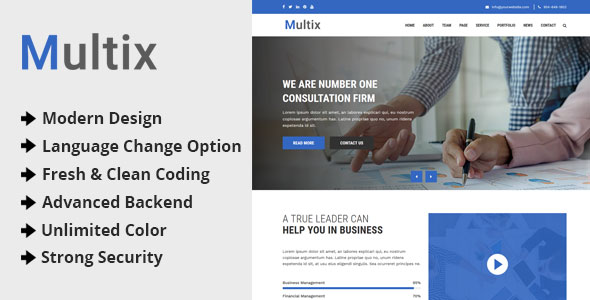 Download Multix – Multipurpose Website CMS with Codeigniter Nulled 
