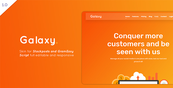 Download Galaxy – Theme for Stackposts and GramEasy Nulled 