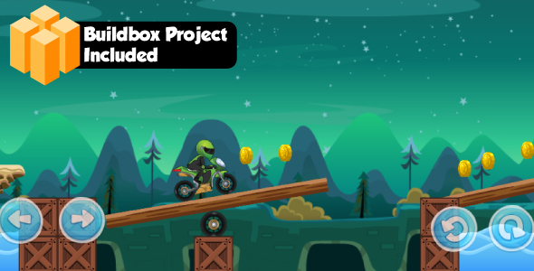 Download Moto bike race game with Buildbox Project – share and review button-easy to reskin Nulled 