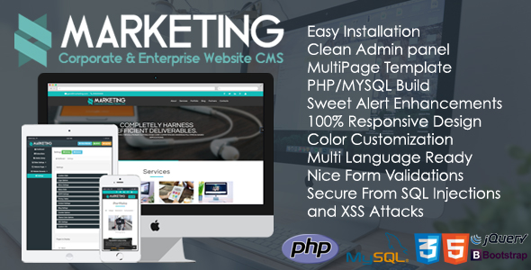 Download Marketing – Corporate & Enterprise Website CMS Nulled 