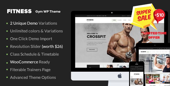 Download Gym WordPress Theme | Fitness Nulled 