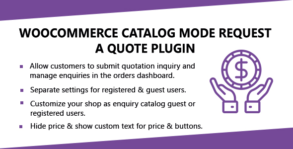 Download WooCommerce Catalog Mode Request A Quote Plugin Nulled 