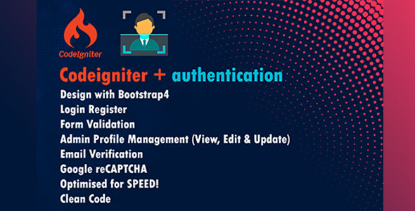 Download codeigniter authentication Nulled 