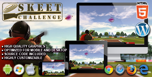 Download Skeet Challenge – HTML5 Sport Game Nulled 