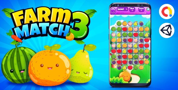 Download Farm 3 Match Game Template Unity Nulled 