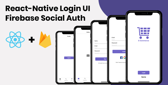 Download React-Native Login UI | Firebase Social Auth Nulled 