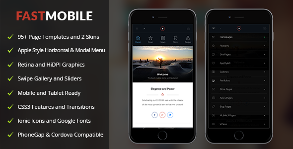 Download FastMobile Mobile | PhoneGap & Cordova Mobile App Nulled 