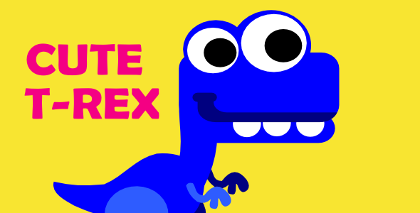 Download Cute T-REX | Html5 Mobile Game |Tyrannosaurus rex Nulled 