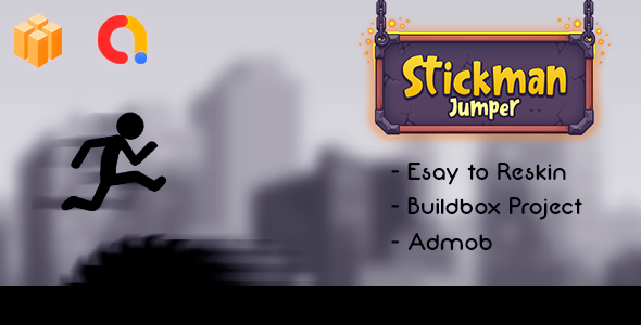 Download Stickman Jumper Game Template Buildbox + Admob Nulled 