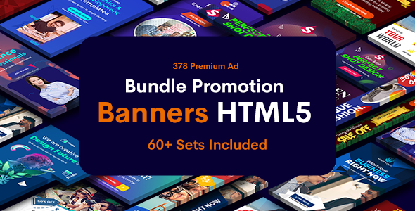 Download Bundle Promotion Banners HTML5 GWD & PSD – 60 Sets Nulled 