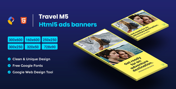 Download Travel HTML5 Animate Banner Ads – M5 Nulled 