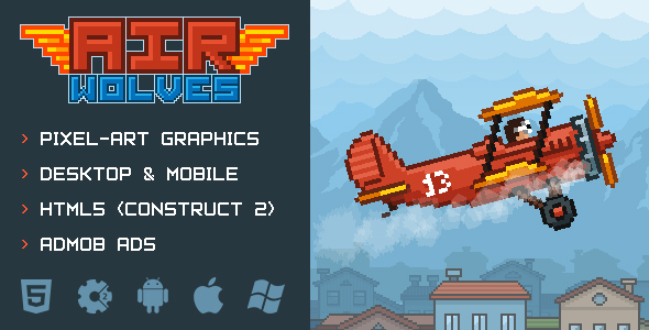 Download Air Wolves – air plane battle Nulled 