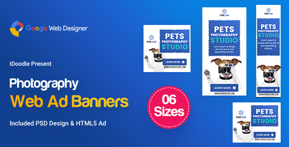 Download C26 – Photography Banners HTML5 – GWD & PSD Nulled 