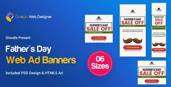 Download C29 – Father’s Day HTML5 – GWD & PSD Nulled 