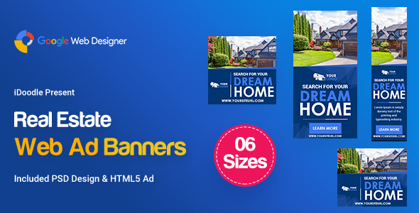 Download C30 – Real Estate Banners HTML5 Ad – GWD & PSD Nulled 