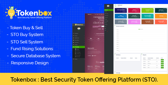 Download Tokenbox – Best Security Token Offering Platform (STO) Nulled 