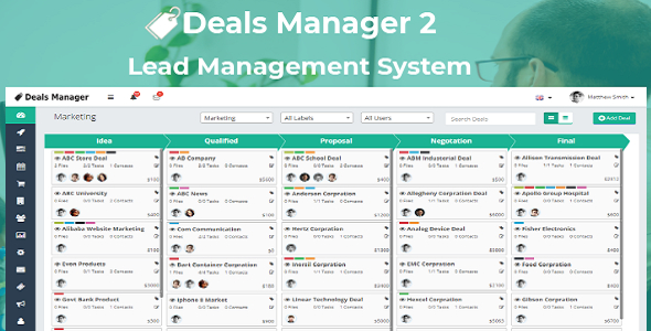 Download Deals Manager 2 CRM Nulled 