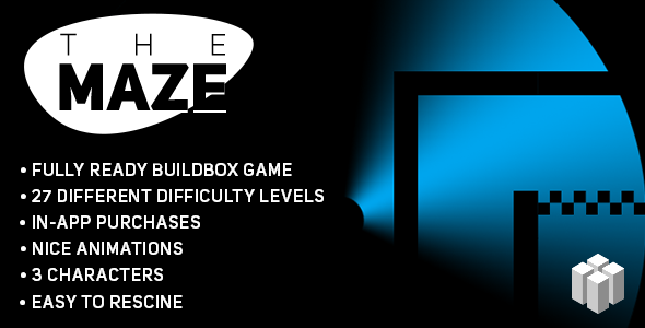 Download The Maze (BUILDBOX) Fun Puzzle Game Template + easy to reskine Nulled 