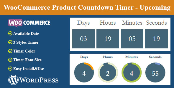 Download WooCommerce Product Countdown Timer – Upcoming Nulled 