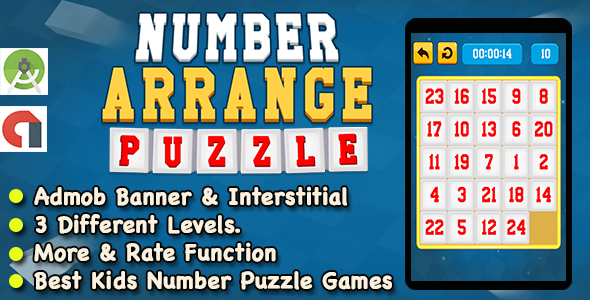 Download Best Slide Number Puzzle Learning Game For Kids + Ready For Publish + Android Nulled 