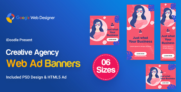 Download C62 – Creative, Startup Agency Banners HTML5 Ad – GWD & PSD Nulled 