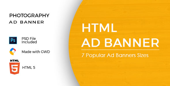 Download Photography Ad Banners Nulled 