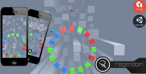 Download Color Bounce – Complete Unity Game + Admob Nulled 