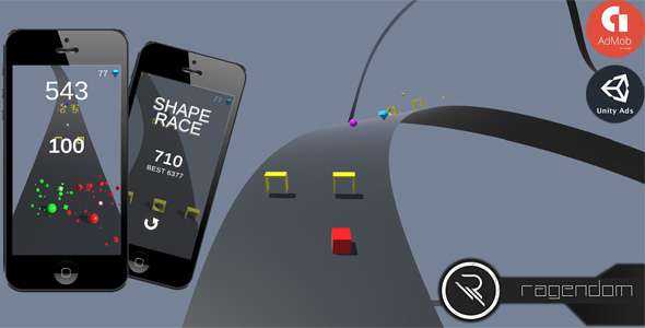 Download Shape Race – Complete Unity Game + Admob Nulled 