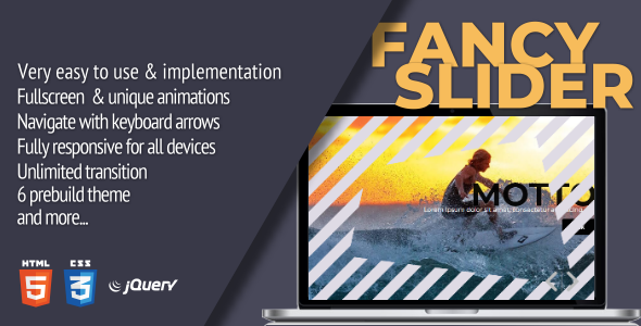Download Fancy Slider jQuery Plugin (Fully Responsive|Full Screen) Nulled 