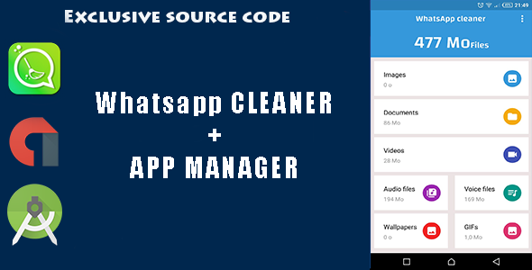Download WhatsappCCleaner + AppManager Nulled 