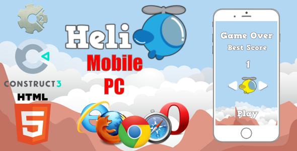 Download Heli –  HTML5 Game Nulled 