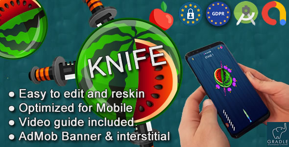 Download Knife (Admob + GDPR + Android Studio) Nulled 